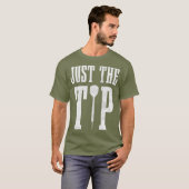 Mens Darts nur der Tip Funny Darts Player T-Shirt (Vorne ganz)