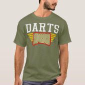 Mens Darts Superdad Geschenk für einen Dartspieler T-Shirt (Vorderseite)