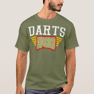 Mens Darts Superdad Geschenk für einen Dartspieler T-Shirt