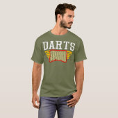 Mens Darts Superdad Geschenk für einen Dartspieler T-Shirt (Vorne ganz)