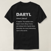 Mens Daryl Name  T-Shirt (Design vorne)