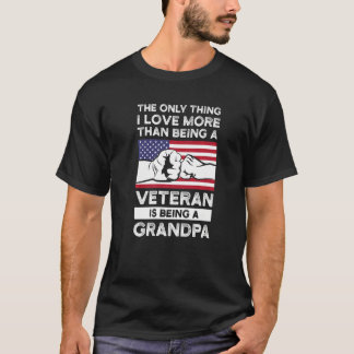 Mens das einzige, was ich Liebe Veteran ist, ein G T-Shirt