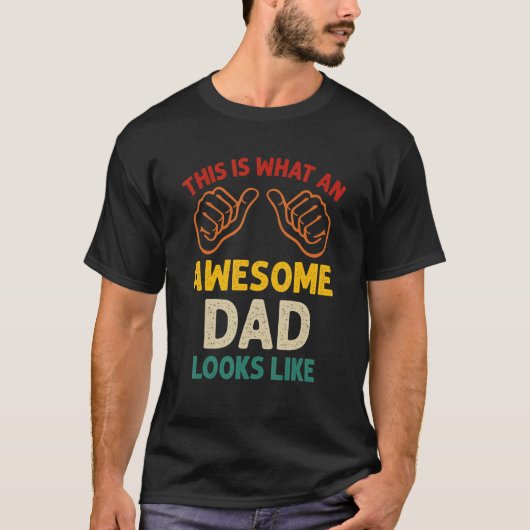 Mens, das ist es, was ein Phantastischer Vater wie T-Shirt (Vorderseite)