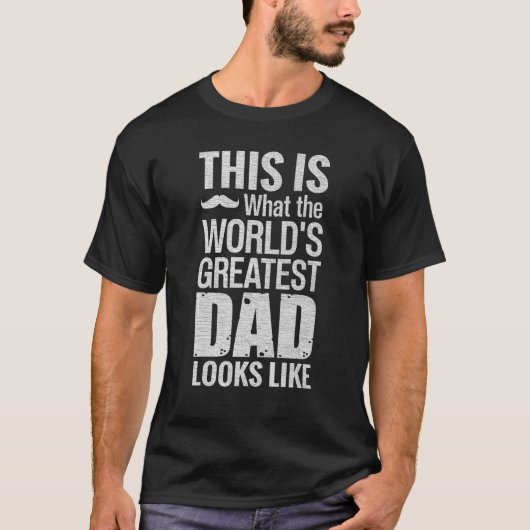 Mens Das ist, was der größte Vater der Welt aussie T-Shirt (Vorderseite)