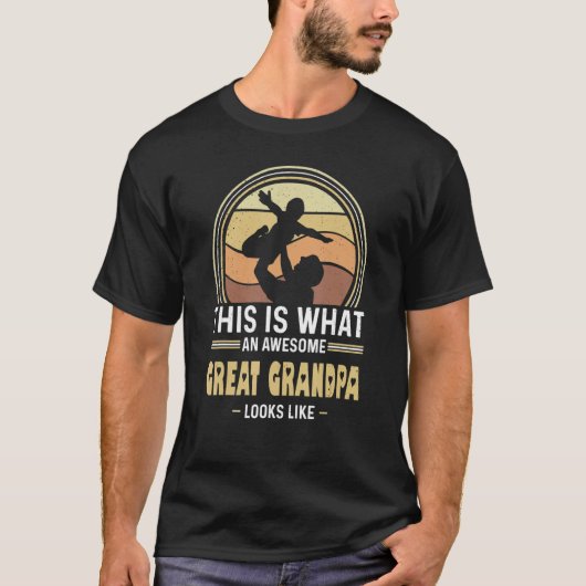 Mens Das ist, was ein Phantastischer Großvater sie T-Shirt (Vorderseite)