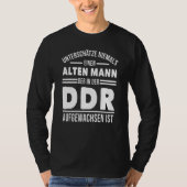 Mens Ddr Ossi DDR Deutschland Männer T-Shirt (Vorderseite)