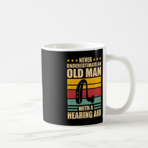 Mens Deaf Awareness ASL und Deaf Pride Kaffeetasse