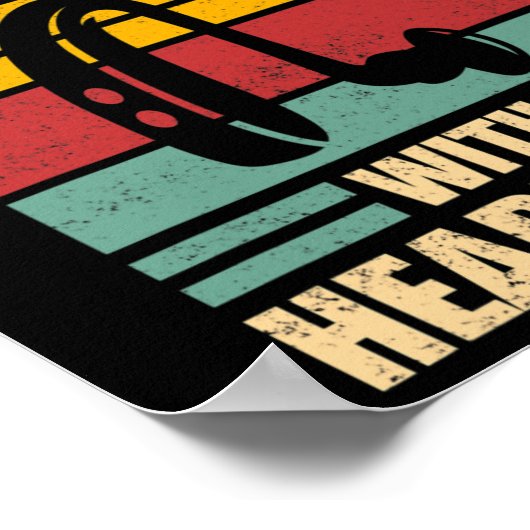 Mens Deaf Awareness ASL und Deaf Pride Poster (Ecke)