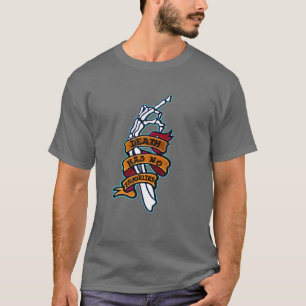 Mens Death hat kein favorisiertes Middle Finger Sk T-Shirt