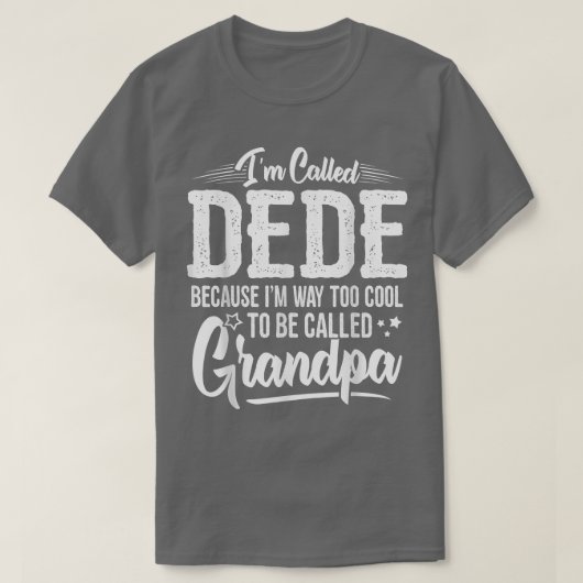 Mens Dede Tee from Grandchildren Funny Grandfathe (Design vorne)