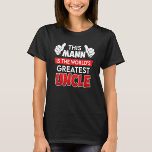 Mens Der coolste Onkel der Welt Onkel Sprichwort T-Shirt