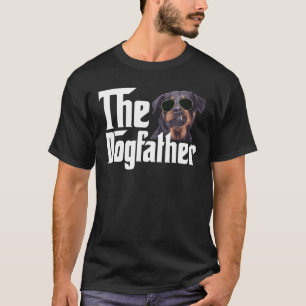 Mens Der Dogvater Rottweiler Funny Dog Besitzer Hu T-Shirt