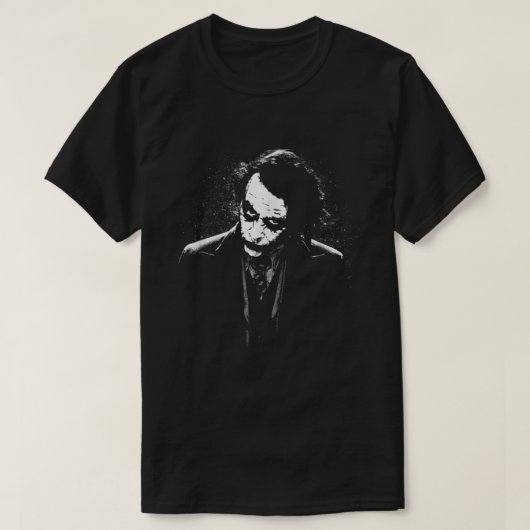Mens der dunkle Ritter Dunkler Joker T-Shirt (Design vorne)