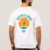 Men's Destin Beach Florida T-Shirt (Rückseite)