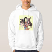 Mens Dexter, Duke & Lucy Hoodie (Vorderseite)