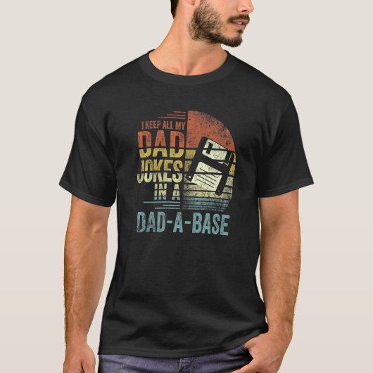 Mens, die ich alle meine Vater Witze in einem Vate T-Shirt (Vorderseite)