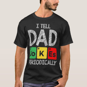 Mens, die ich Vater Jokes regelmäßig Daddy Jokes T-Shirt