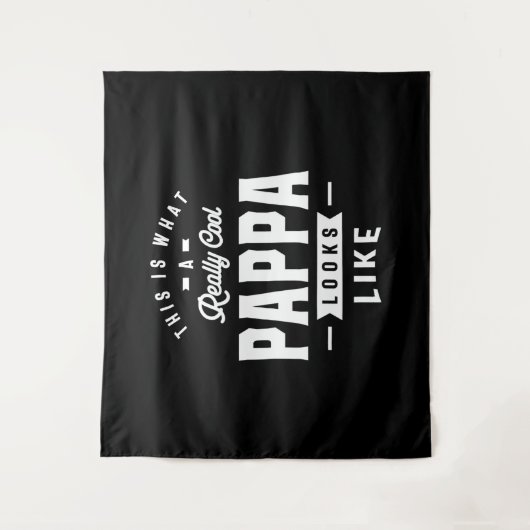 Mens Dies ist was für ein wirklich Cooles Pappa Ge Wandteppich (Vorderseite)