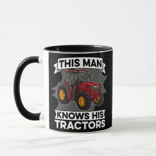 Mens Dieser Mann kennt seine Traktoren Farm Landwi Tasse