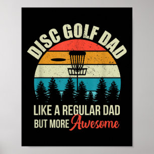 Mens Disk Golf Basket Zitat Funny Disc Golf Vater Poster