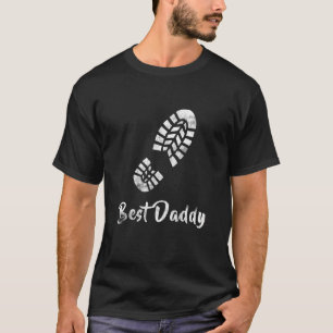 Mens Distressed Väter Day Best Daddy Work Boot S T-Shirt