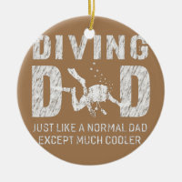 Mens Dive Vater Dive Scuba Diver Gezwitscher