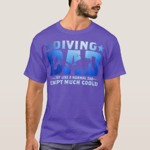 Mens Dive Vater Dive Scuba Diver gibt Funny Fath T-Shirt