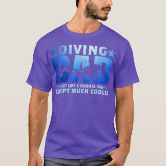 Mens Dive Vater Dive Scuba Diver gibt Funny Fath T-Shirt