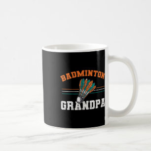Mens Dminton Grandpa Shuttle Großvater Men Dmint Kaffeetasse