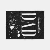 Mens Dminton Vater Game Day Größter Fan Proud Part Fleecedecke (Vorderseite (Horizontal))