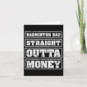 Mens Dminton Vater Straight Outdoor Money Dminton Karte