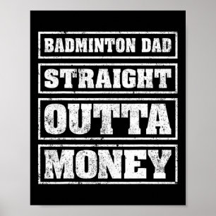 Mens Dminton Vater Straight Outdoor Money Dminton  Poster