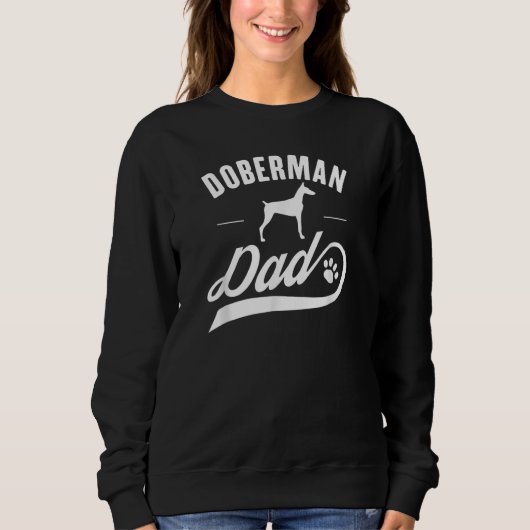 Mens Doberman Dad Dog Owner Sweatshirt (Vorderseite)