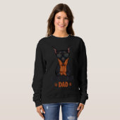 Mens Doberman Dobie Dad Dog Sweatshirt (Vorne ganz)