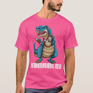 Mens Doctor Saurus Rex T-Rex Dinosaur Arzt T-Shirt