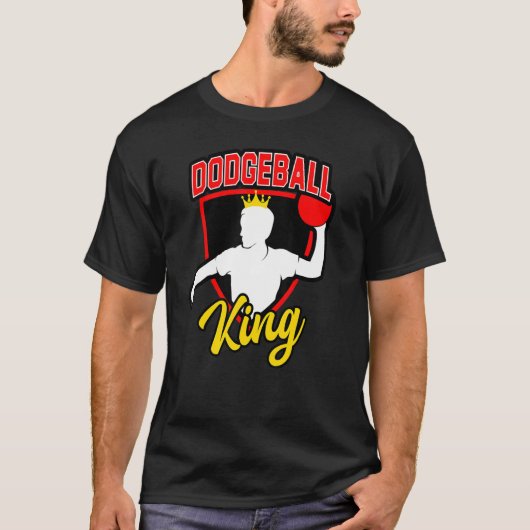 Mens Dodgeball King for Dodgeball and Dodgeball M T-Shirt (Vorderseite)