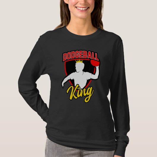 Mens Dodgeball King for Dodgeball and Dodgeball M T-Shirt (Vorderseite)