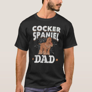 Mens Dog Cocker Vater Fathers Day Pet Cocke T-Shirt
