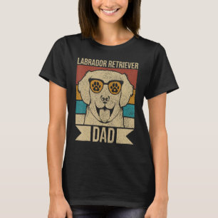 Mens Dog Papa Haustier Labrador Eigentümer Tierarz T-Shirt