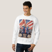 Mens Donald Trump Sweatshirt (Vorne ganz)