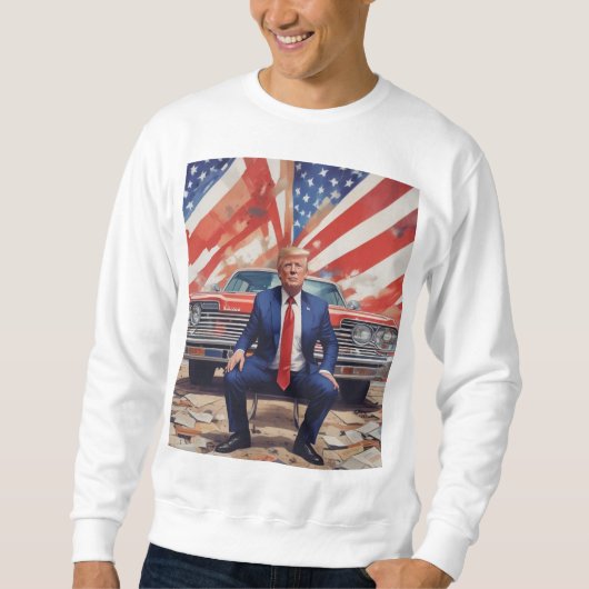 Mens Donald Trump Sweatshirt (Vorderseite)