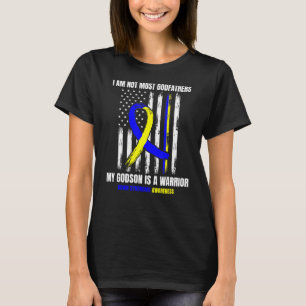 Mens-Down-Syndrom Bewusstsein Godvater Men Godson T-Shirt