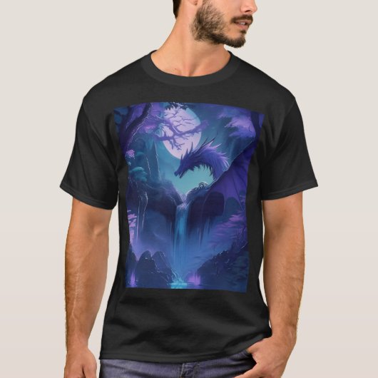 men's dragon t-shirt (Vorderseite)