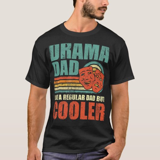 Mens Drama Vater wie ein regelmäßiger Vater, aber T-Shirt (Vorderseite)