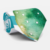 Mens Dress Krawatte Geometric Boho Cacti Cactus Su (Gerollt)