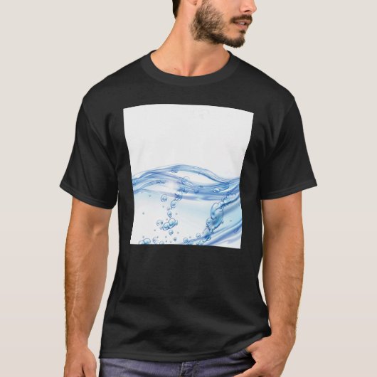 Mens Drink Water Muster T-Shirt (Vorderseite)