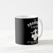 Mens Drummer Opa wie normale Opa aber so Kaffeetasse (VorderseiteRechts)