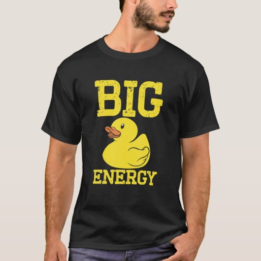 Mens Duck Funny Macho Duck Mens Big Duck Energy T-Shirt (Vorderseite)