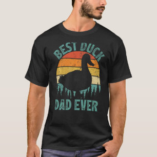 Mens Duck Vintag Best Duck Vater je Vatertag T-Shirt