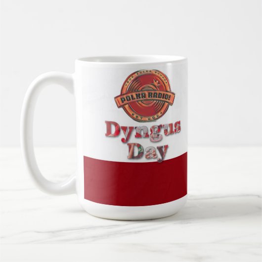 Men's Dyngus Day Polka Radio Kaffeetasse (Links)